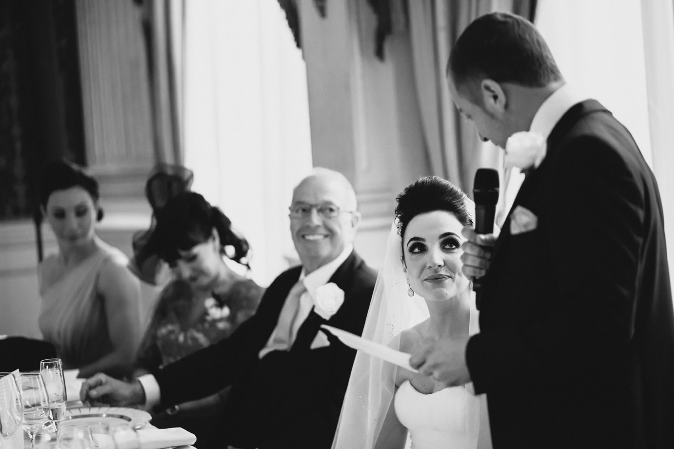 Grooms speech, documentary wedding photography, London